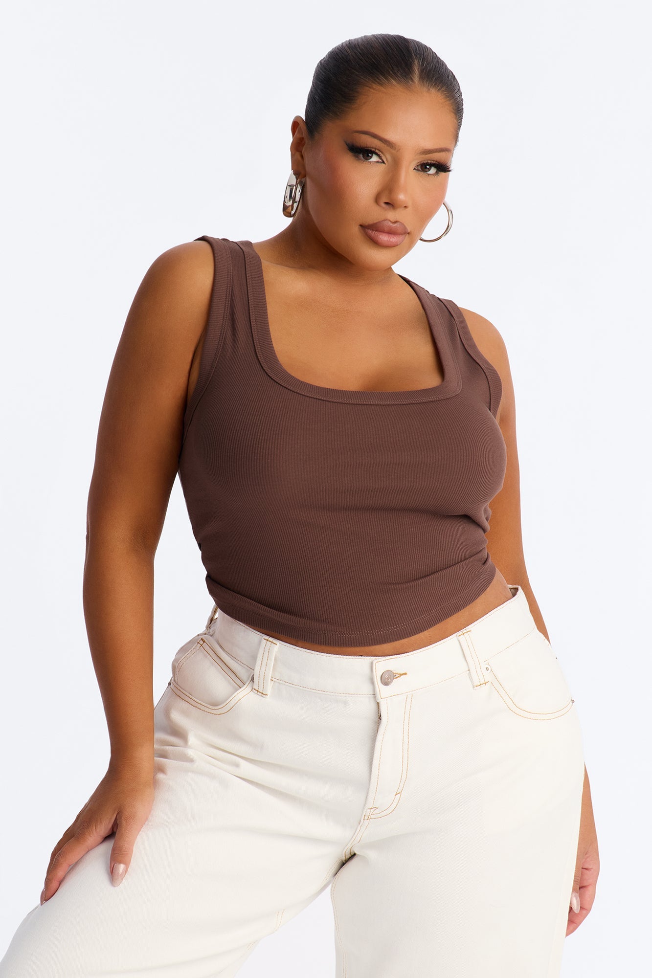 Remi Tank Top - Chocolate