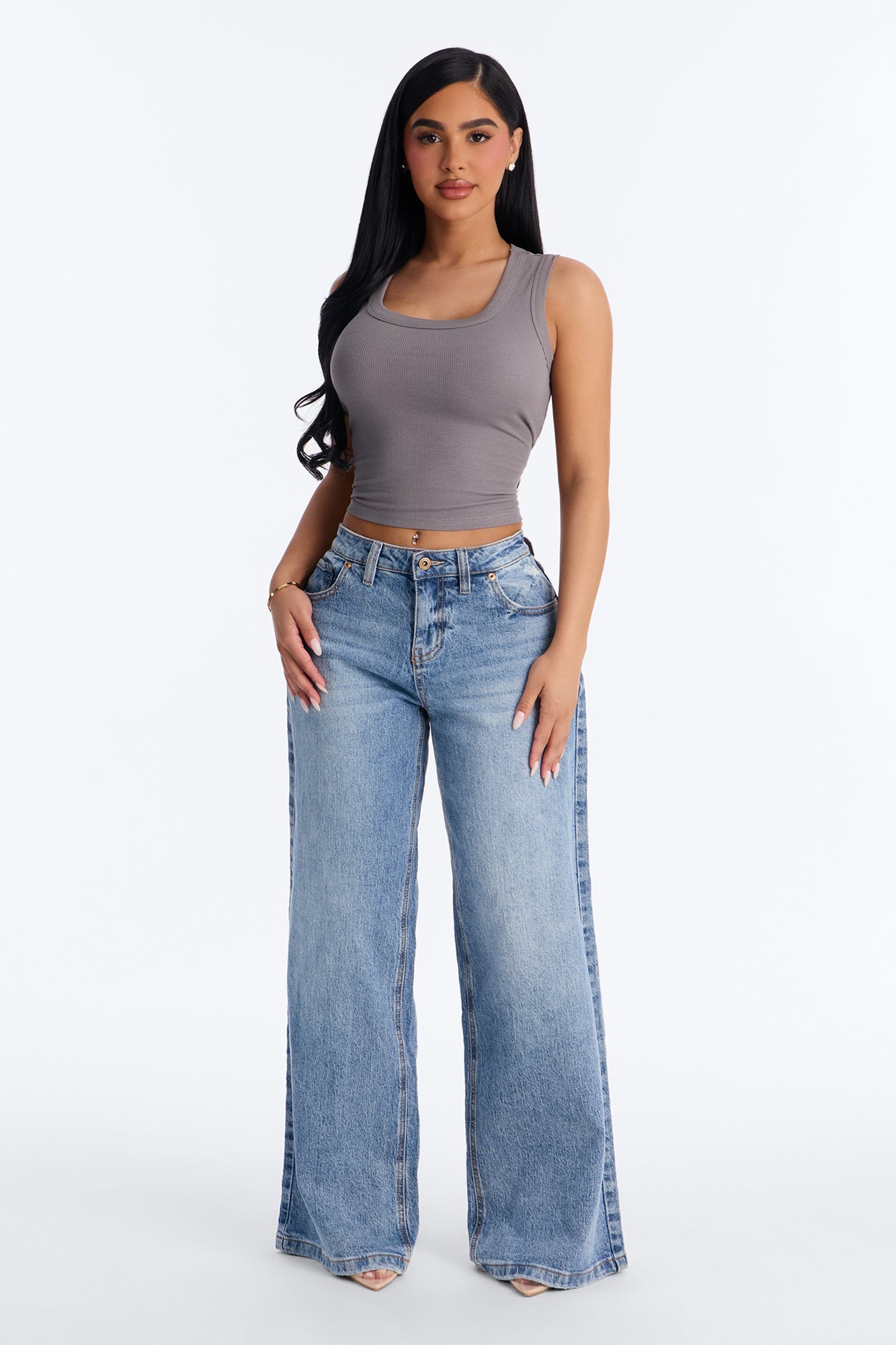 Remi Tank Top - Grey