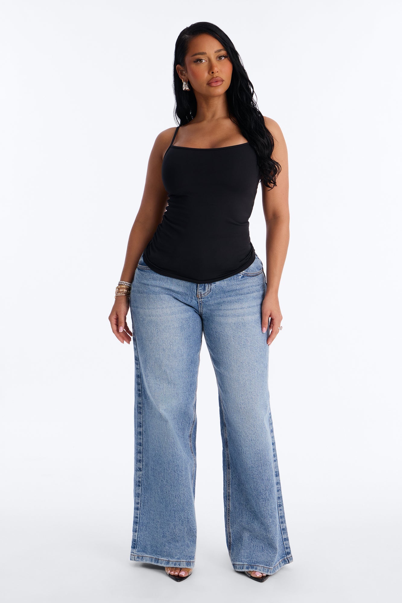 Carly Cami Top - Black