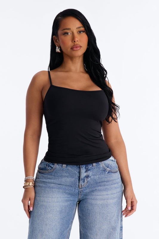 Carly Cami Top - Black