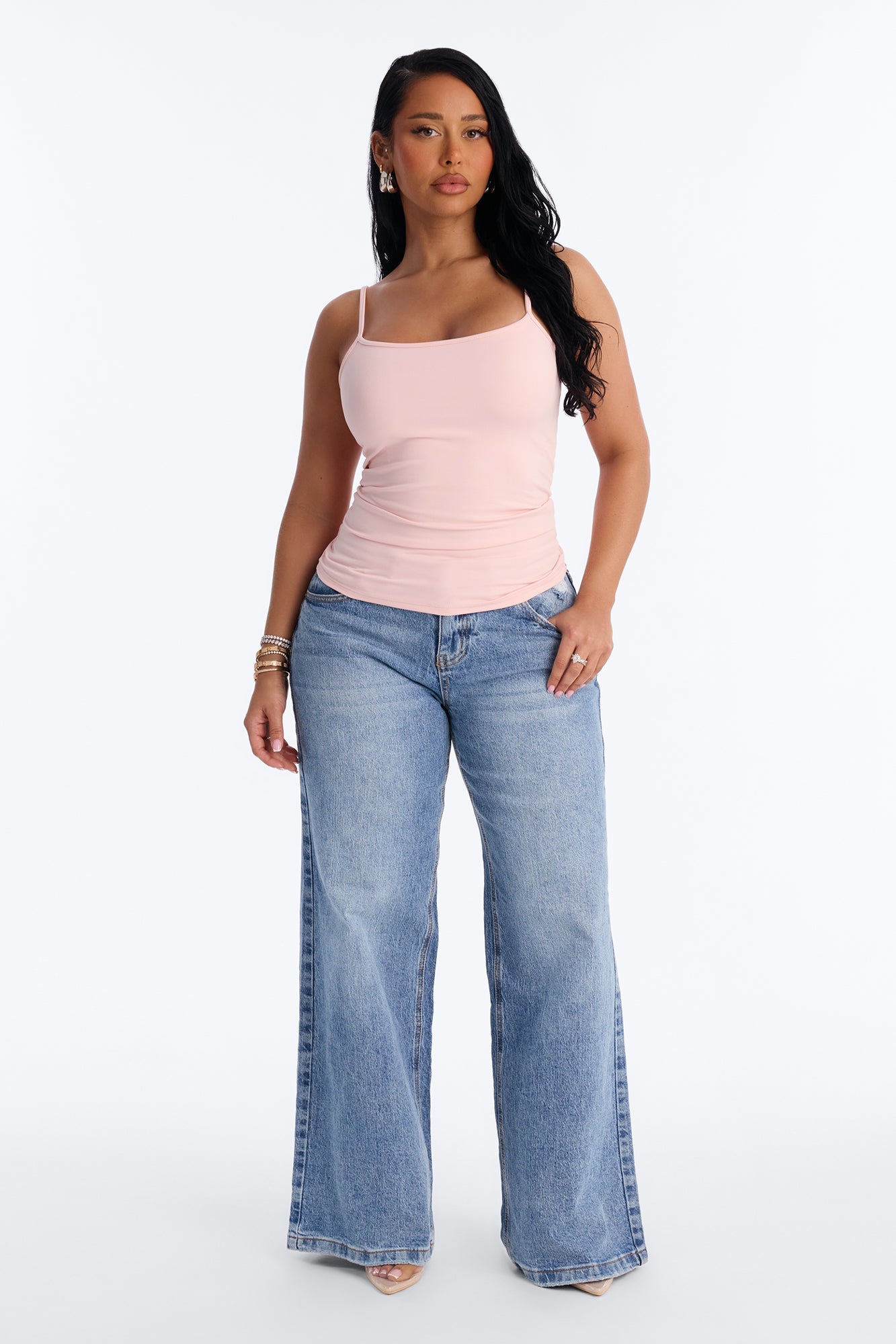 Carly Cami Top - Peach
